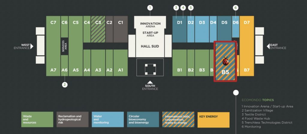 Appuntamento in Ecomondo, Area B5 - STAND 035 1 Schermata 2022 10 10 alle 17.44.11